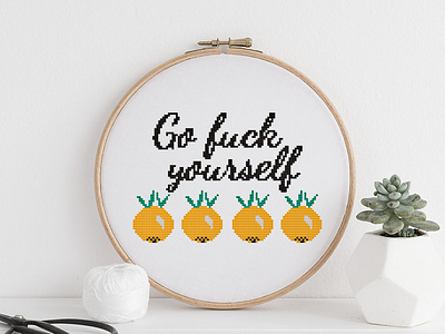 Subversive cross stitch pattern