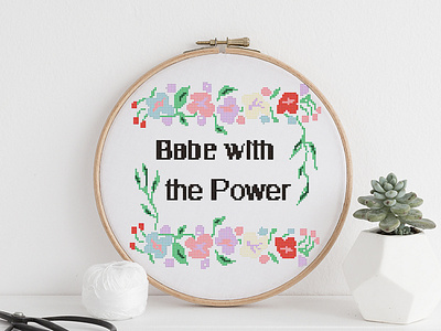 FLORAL CROSS STITCH PATTERN