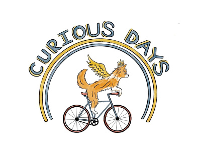 Curious Days Design illustration logo