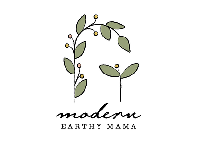 Modern Earthy Mama logo