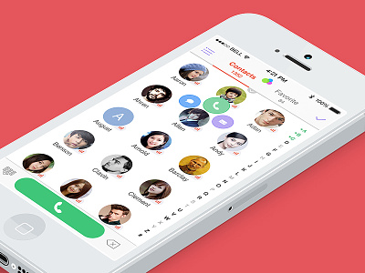 Oftentap：Intimacy Contacts Manager For ios7 app contact ios7 ui