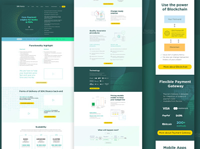 Web design SDK Finance fintech fintech app payments web design webdesign webdesigner website