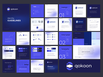 Qokoon Brandbook brand design brandbook guidelines logo logotype qokoon