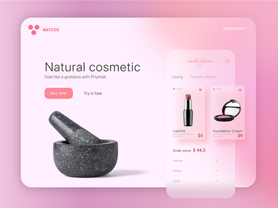 Cosmetic - ui/ux design app