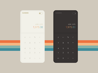 Daily UI #4 - Calculator