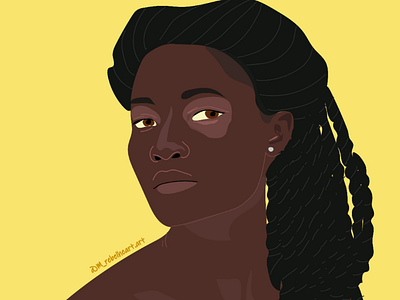 Mulher preta blackwoman illustrator