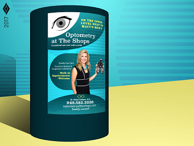 Optometrist Branding & Ads advertising large format signage