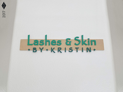 Aesthetician Branding brand design cnc cut logo design