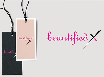 BEAUTIFIED X art branding clean design flat graphic design illustrator logo minimal vector