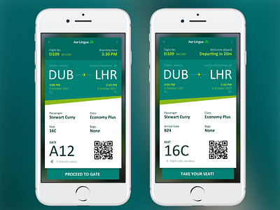 Daily UI 024 - Boarding Pass