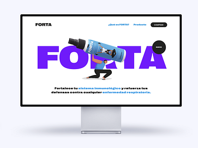 Forta app branding design flat illustration illustrator logo ui ux web