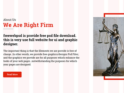 about us section design ideas for law firm