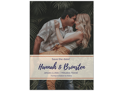 Save The Date digital invitation email invitation save the date wedding wedding invitation