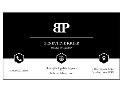 Project: Business Card Design