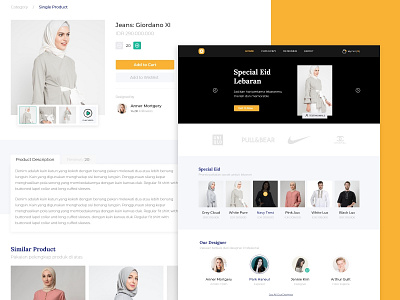 Hefa Store Web Fashion Design fashion web web design