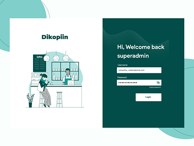 Dikopiin Dashboard Login