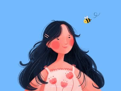 A Girl and the Bee