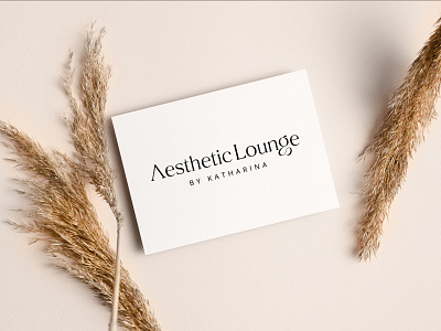 Aesthetic Lounge branding logo