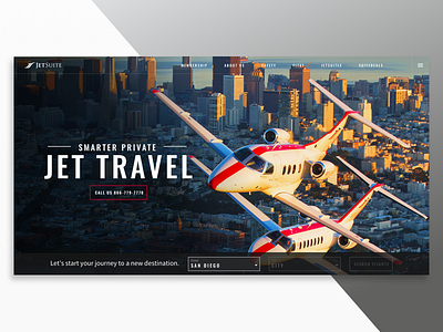 JetSuite concept design experience layout redesign screen split ui ux xd