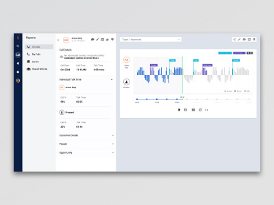 Enterprise Call Recording App app design design experience ui ux