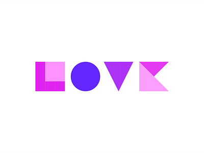 Love icon letter lettering logotype love mark typography