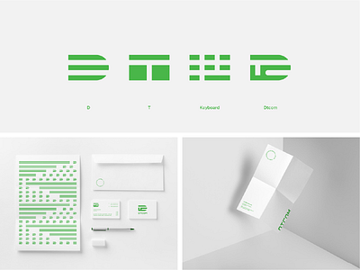 DTCOM branding identity illustration logotype mark