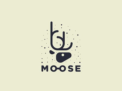 Logo Inspiration - MOOSE brand identity branding branding design deer design event event branding graphic design illustration logo minimal minimalist moose simple typography vector vintage