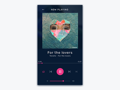 Daily ui #9 - Music Player