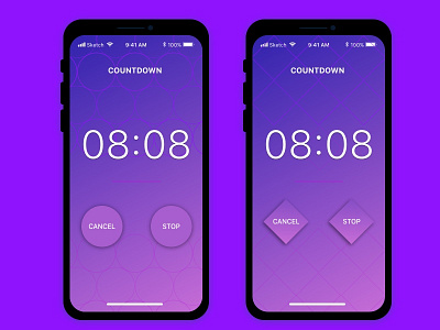 Daily Ui #14 - Countdown Timer by Aaron Uyehara on Dribbble