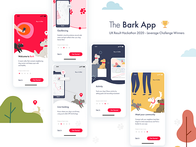 The Bark App - UX/UI case study