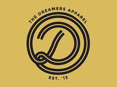 The Dreamers - Big D apparel design dreamers lettering texture typography