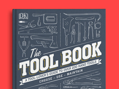 The Tool Book book cover book cover design book design retro type tool book