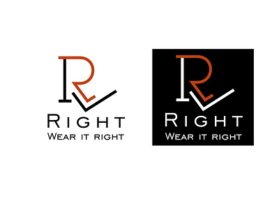 right logo 03 branding clothing brand fashion brand logo