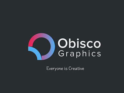 Obisco Graphics logo 2020 branding design logo