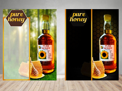 Honey Bee ADS Template adobe photoshop brand brand design brochure flyer