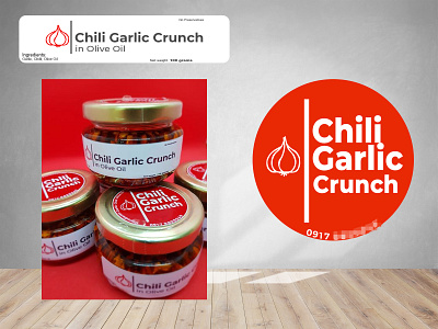 Chili Garlic Branding brand design branding chili garlic logo logodesign sticker