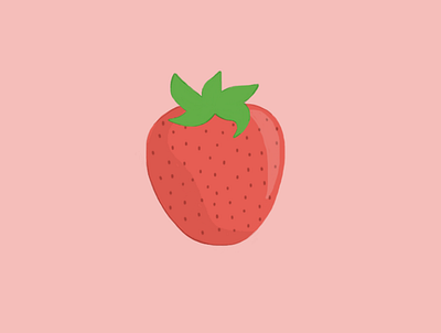 Fruit Series: Strawberry 🍓 art digital digitalart digitalillustration illustration illustration art