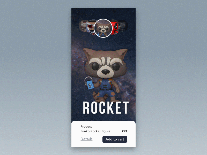 Funko Motion Ecommerce Concept