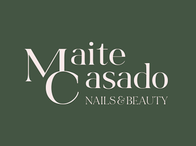 Maite Casado - Nails & Beauty beautician beauty graphic design logo