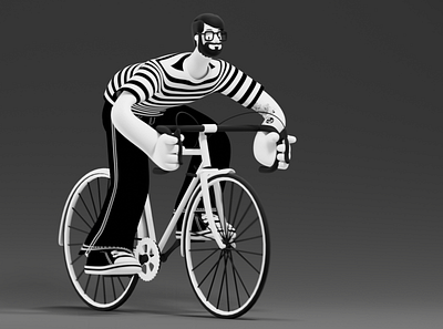 3D Bike 3d bike bikes cartoon character characterdesign illustration