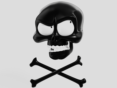 Cartoon Skull cartoon character characterdesign illustration skull