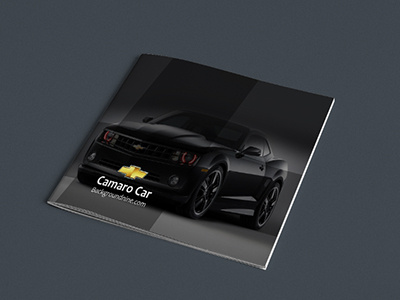 cover Magazine car design graphic roll up mock photoshop psd up
