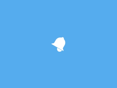 Twitter Bell Animated .aep after animation design effects flat gif graphic motion ui ux web