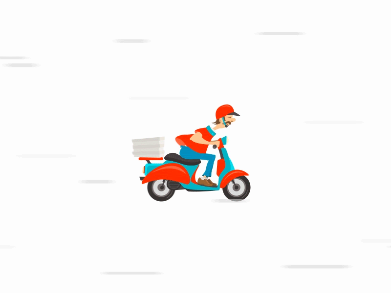 Motorcycle Animation .aep after animation design effects flat gif graphic motion ui ux web