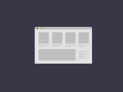 Page web Flat Design