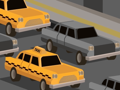 Taxi Cab .aep after animation cloud design effects flat gif graphic motion ui ux