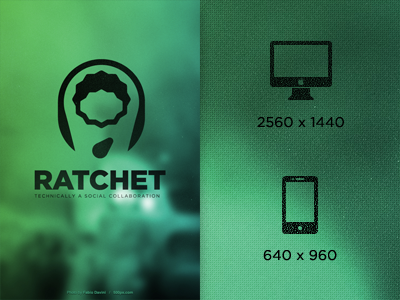 Ratchet Wallpapers branding iconsweets imac iphone logo mark minimal racing rally ratchet simple texture vector wallpaper