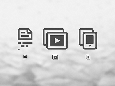 Resource Hub Icons data document flat iconography icons iphone minimal mobile collaboration phone play ui video video collaboration virtualization web