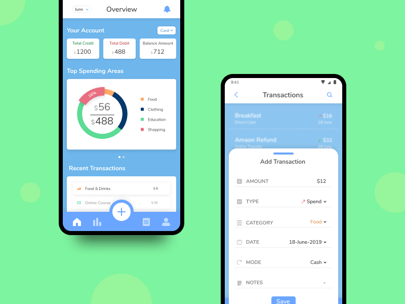 Expense Tracker App Ui 010 By Napoleon On Dribbble