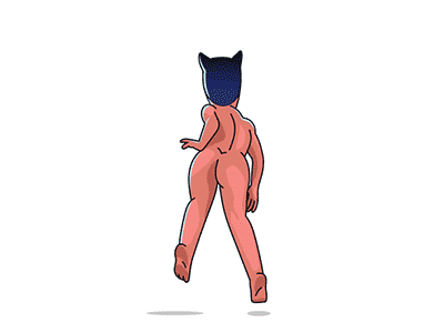 Dance animation cat women dance gif girl naked